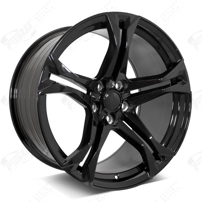 シャルムボー 20x10 | 23 | F296 Gloss Black | 1LE Split Style | 5x120 (Front