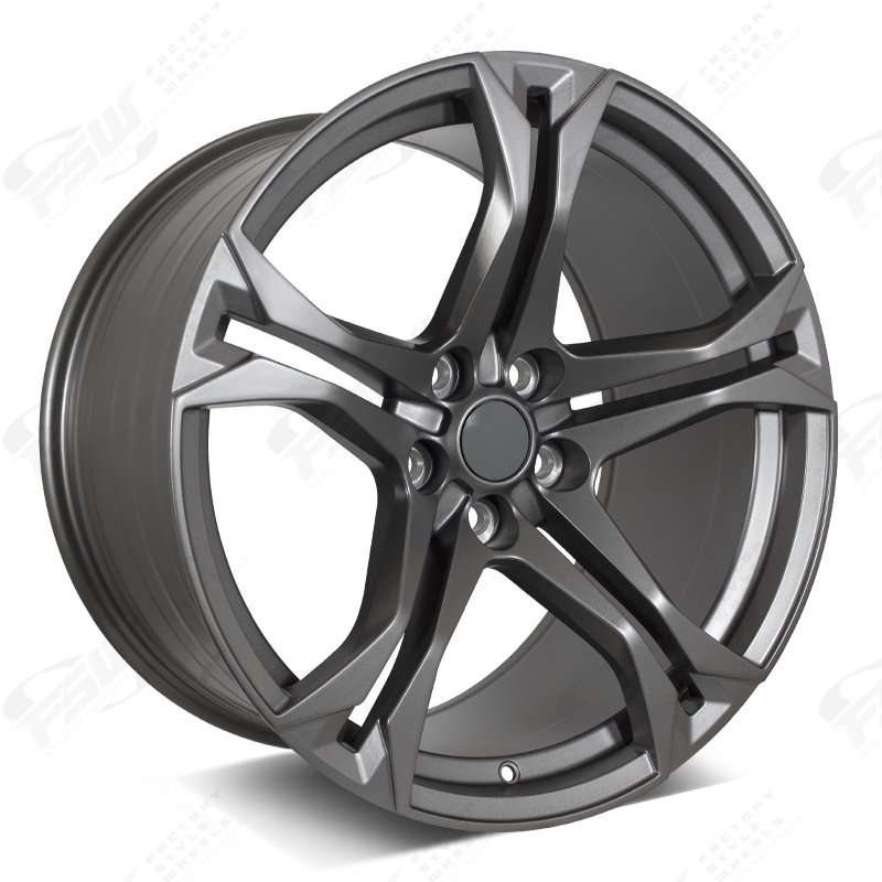 20x10 | 23 | F297 Matte Gunmetal | 1LE Split Style | 5x120 (Front