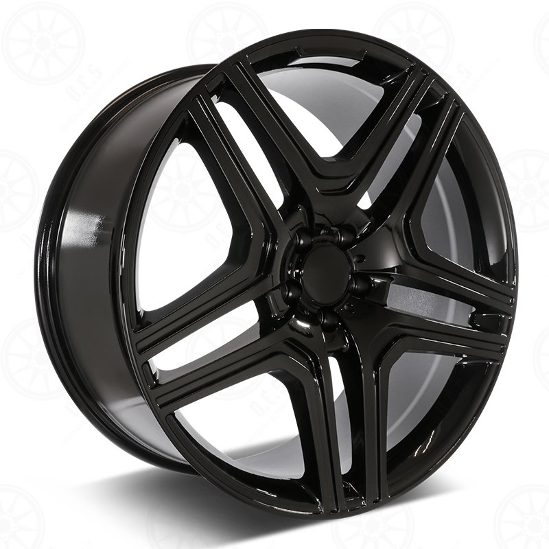 20x9.5 | 45 | RM34 Gloss Black | GL63 Style | 5x112 - Factory