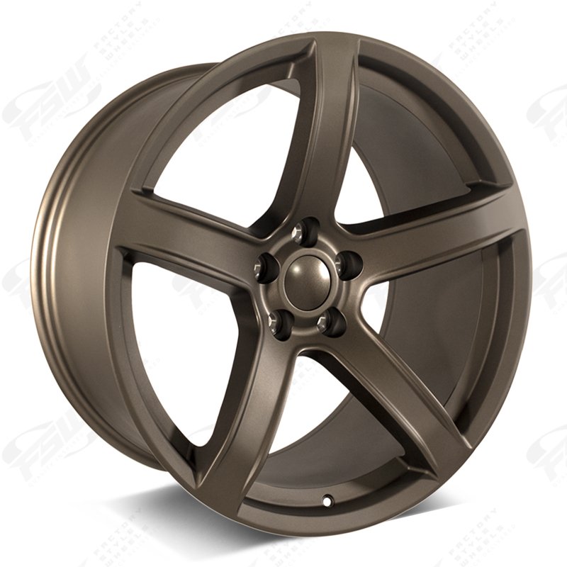 24x10 | 25 | F238 Matte Bronze | HR2 Hellraiser Style | 5x139.7