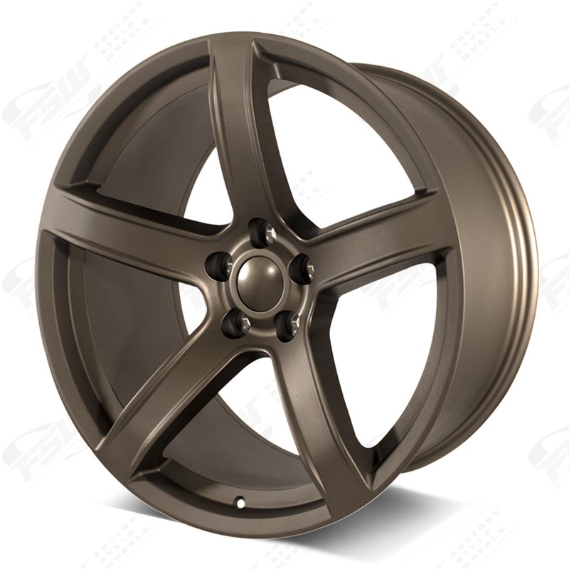 24x10 | 25 | F238 Matte Bronze | HR2 Hellraiser Style | 5x139.7