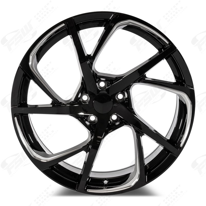 Hsx Rims 20x8 | 45 | F234 Gloss Black Milled | HSX Style | 5x114.3 - Factory ...