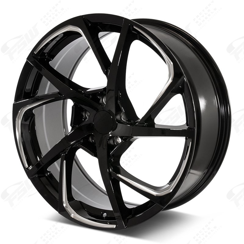 Hsx Rims 20x8 | 45 | F234 Gloss Black Milled | HSX Style | 5x114.3 - Factory ...