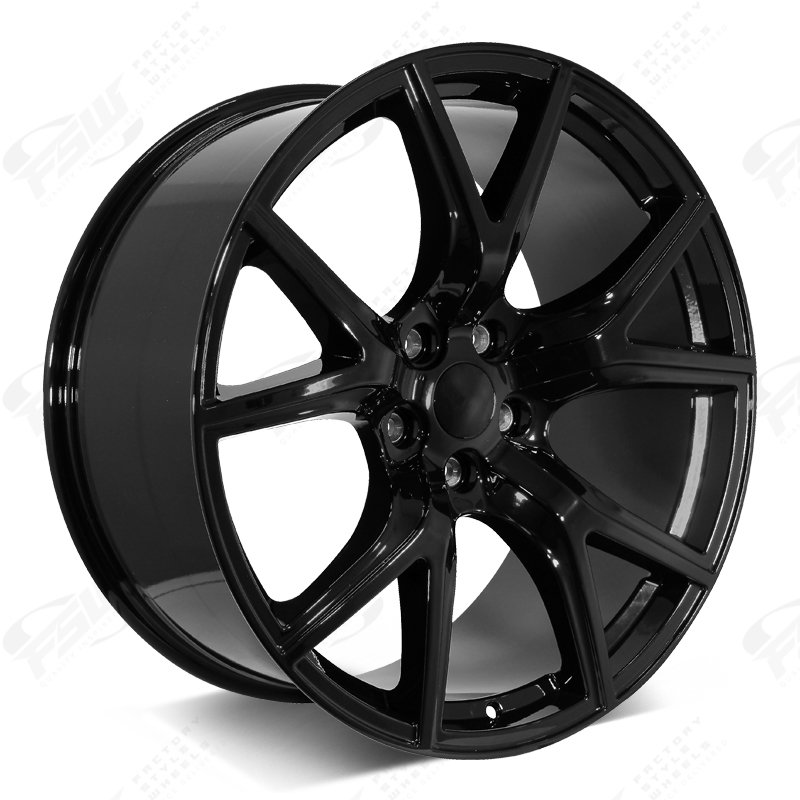 22x10 | 18 | F282 Gloss Black | Trackhawk Style | 5x139.7