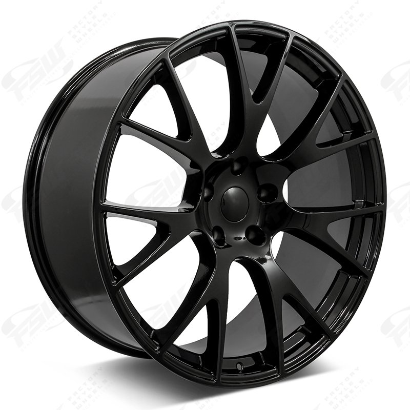 20x10 | 18 | F046 Gloss Black | Hellcat Style | 5x115 (Rear