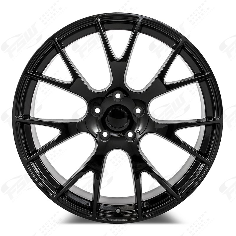 20x10 | 18 | F046 Gloss Black | Hellcat Style | 5x115 (Rear