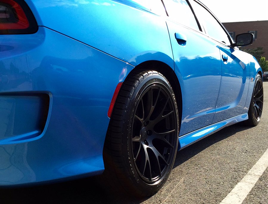 20x9 | 20 | F047 Satin Black | Hellcat Style | 5x115 (Front